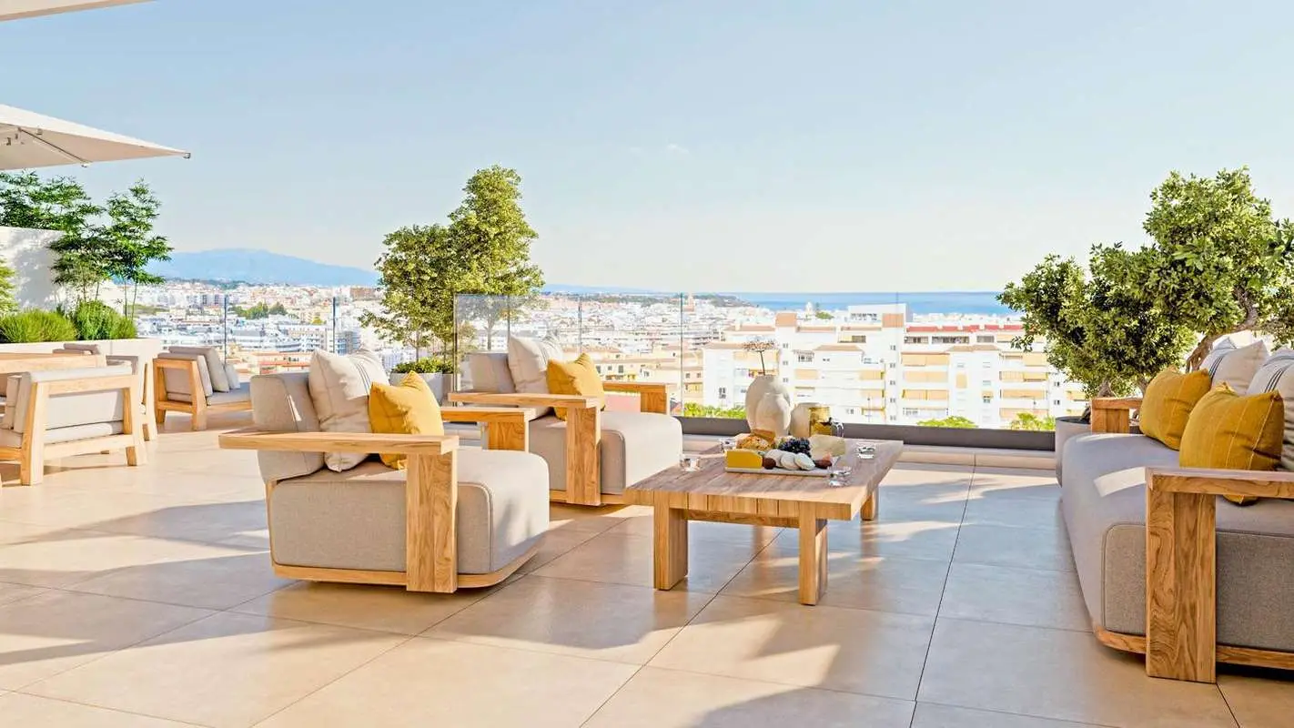 Apartament z basenem w Esteponie