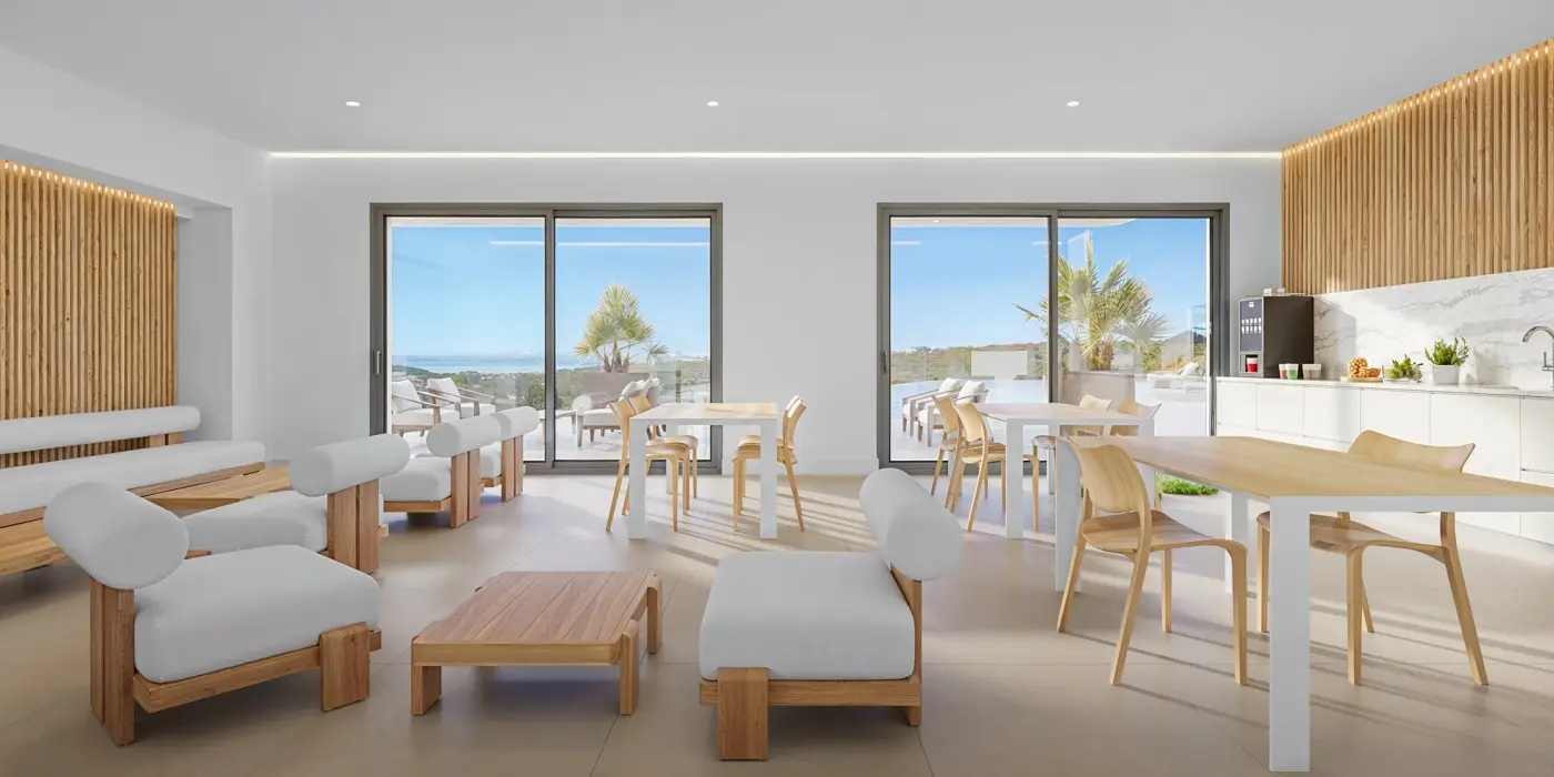 Apartamenty przy polu golfowym w Casares
