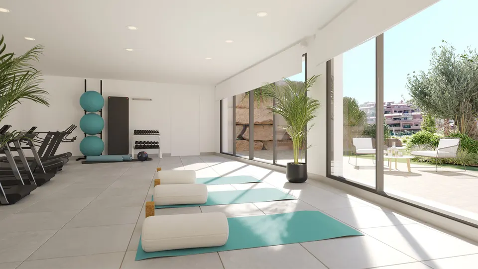 Apartamenty z basenem w Esteponie — zdjęcie