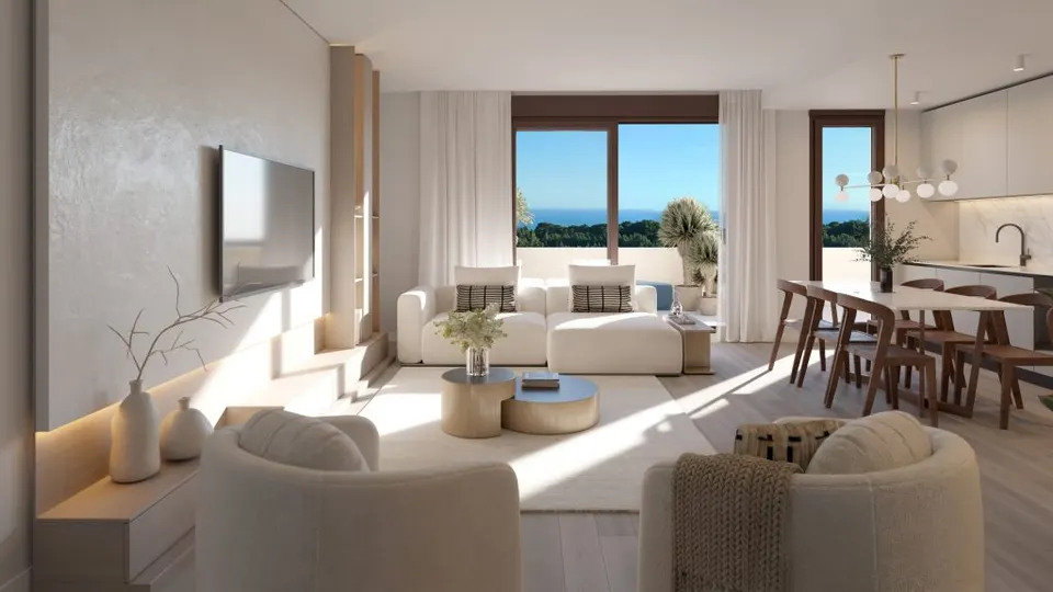 Apartamenty w otoczeniu zieleni w Mijas — zdjęcie