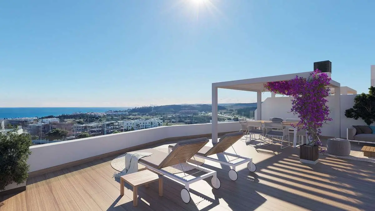 Apartament z widokiem na morze w Esteponie