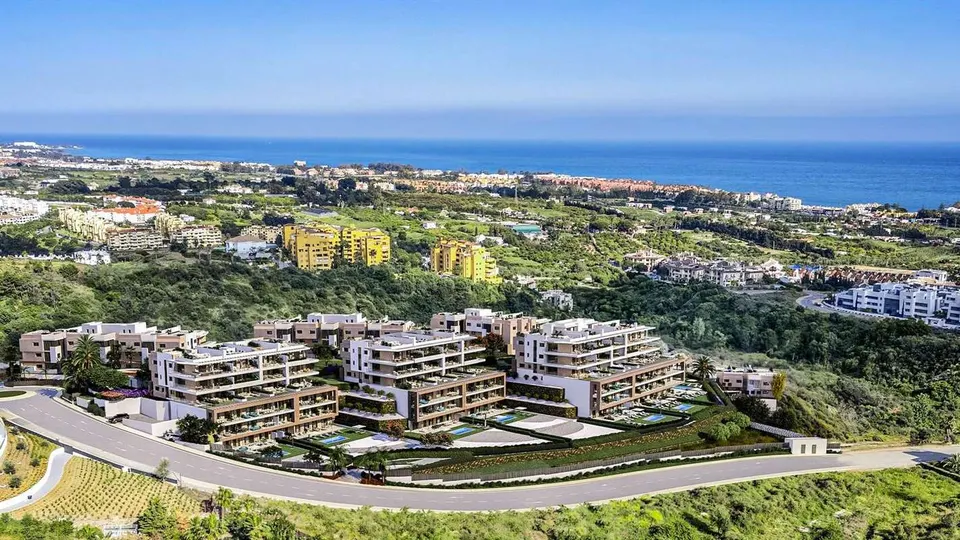 Penthouse z widokiem na morze w Esteponie — zdjęcie