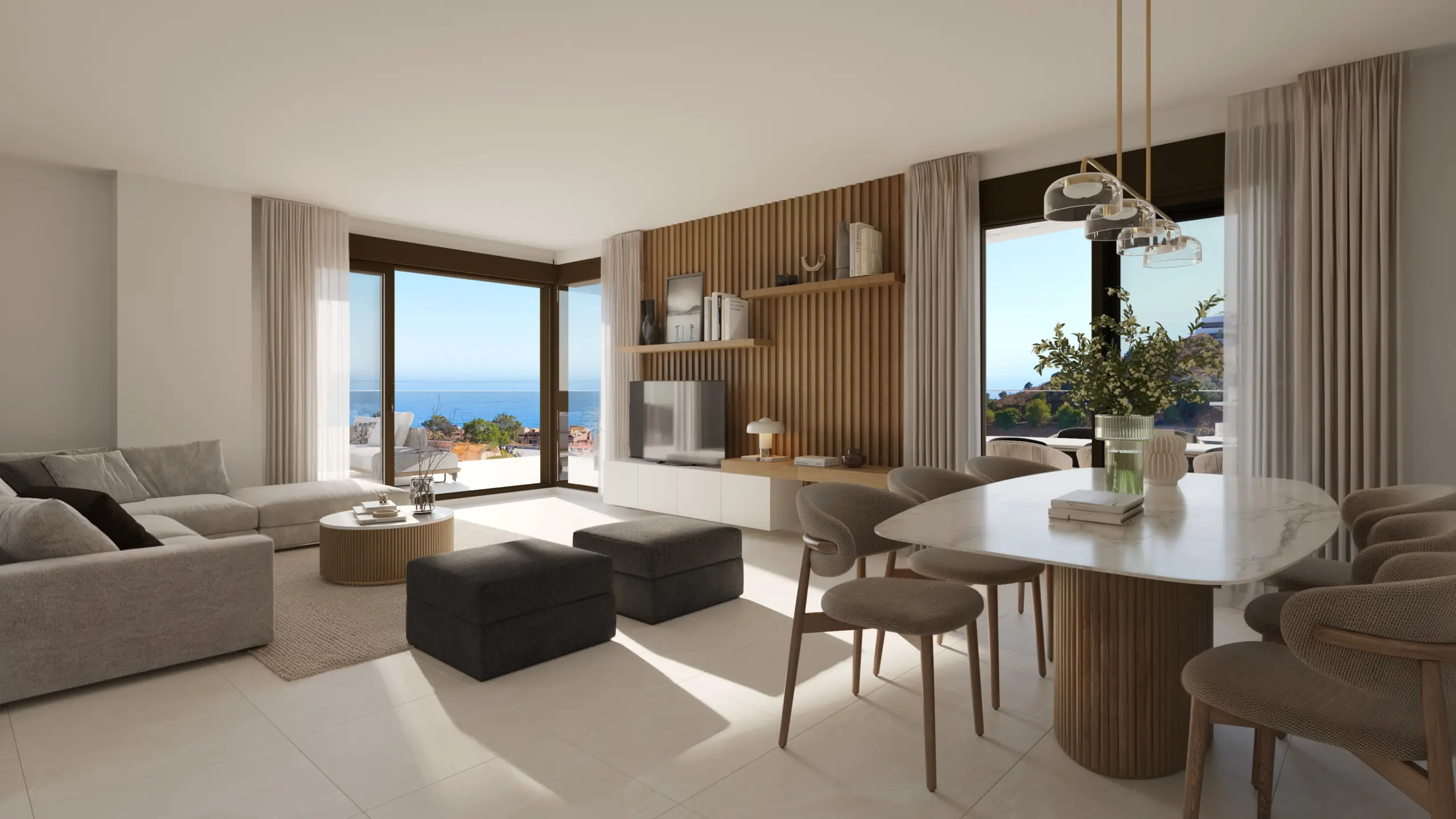 Apartamenty blisko plaży w Rincón de la Victoria