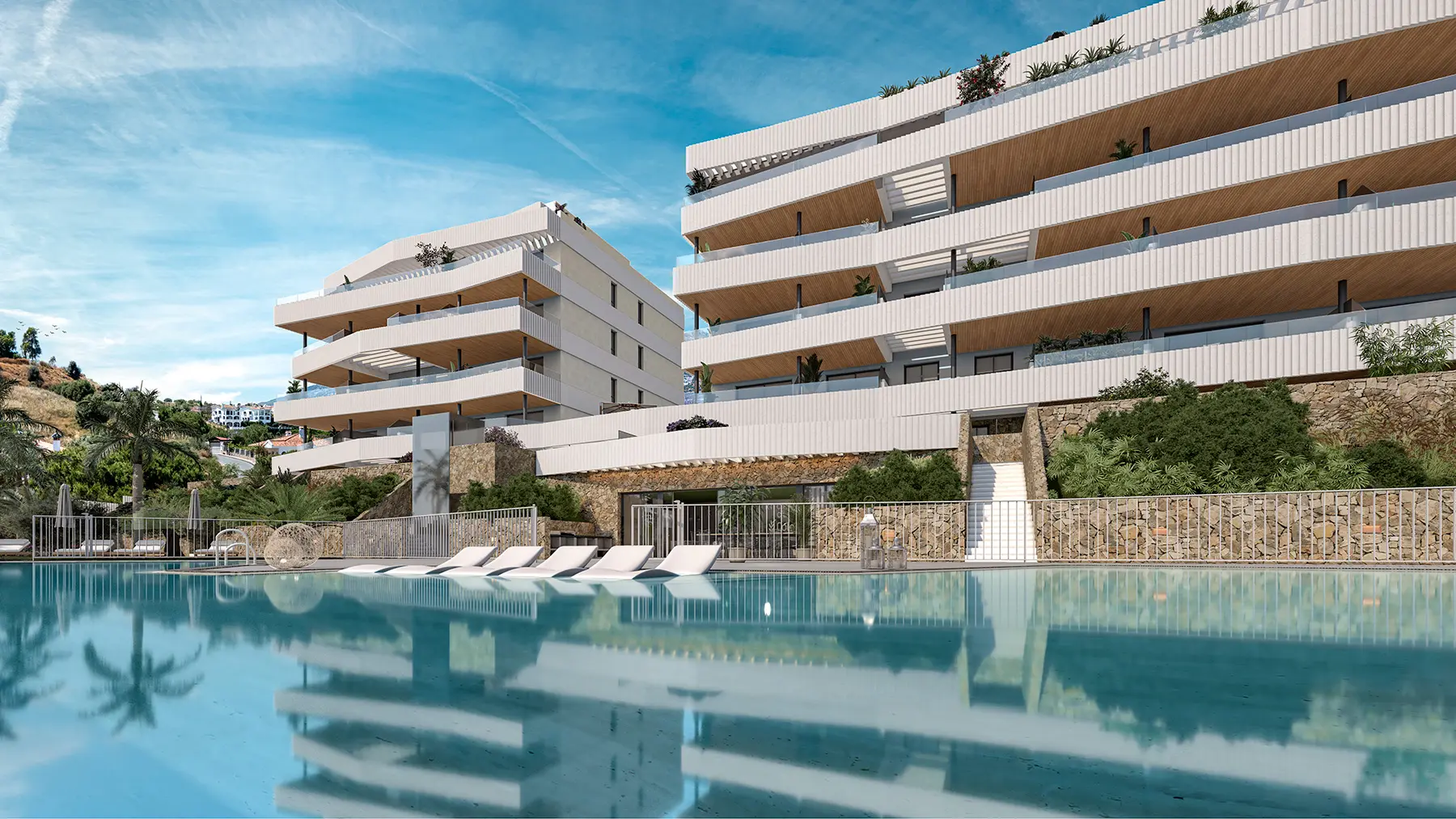 Apartamenty z basenem w Mijas