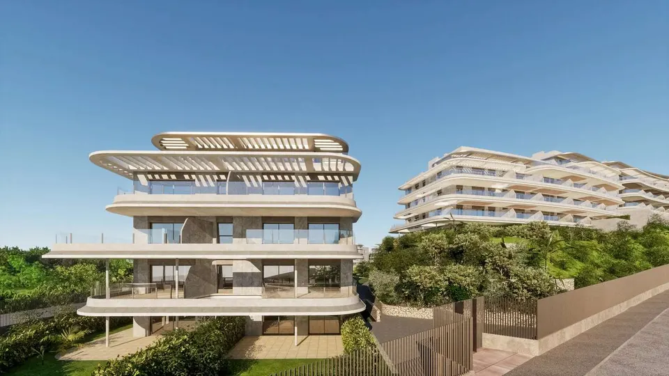 Apartamenty z widokiem na morze w Mijas Costa — zdjęcie