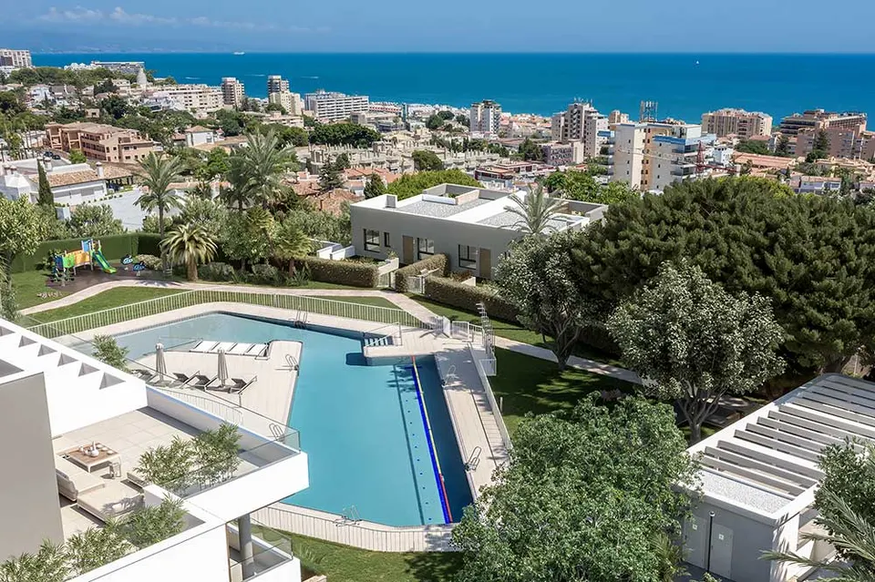 Apartamenty z tarasami w Torremolinos — zdjęcie