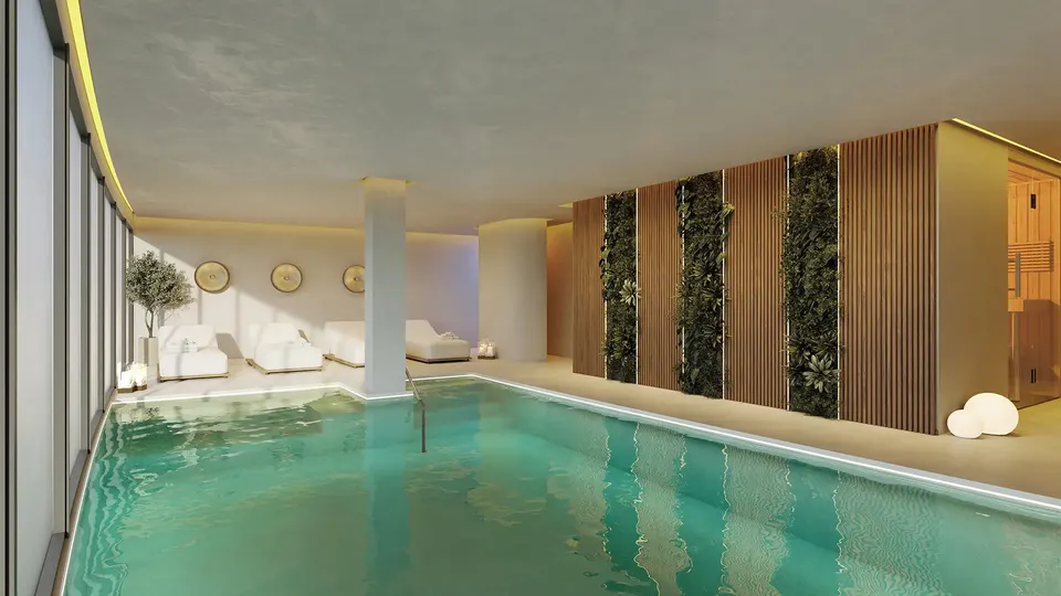 Apartamenty z widokiem na morze w Benalmádena Pueblo — zdjęcie
