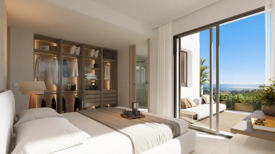 Apartamenty z widokiem na morze w Mijas Costa — zdjęcie