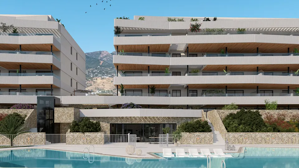 Apartamenty z basenem w Mijas — zdjęcie