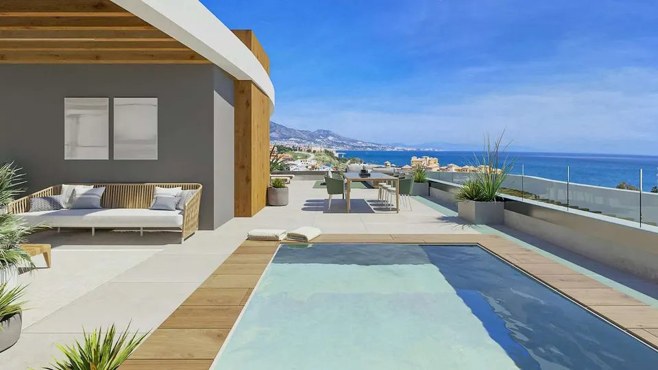 Penthouse z solarium w Mijas — zdjęcie