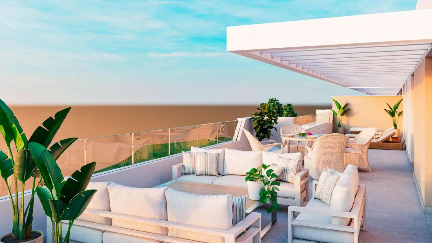 Apartament z widokiem na pole golfowe w Mijas