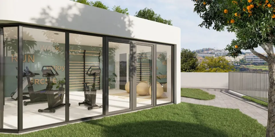 Apartamenty z widokiem na Mijas Costa — zdjęcie