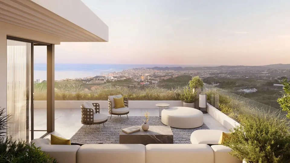 Apartamenty z widokiem na morze w Mijas Pueblo — zdjęcie