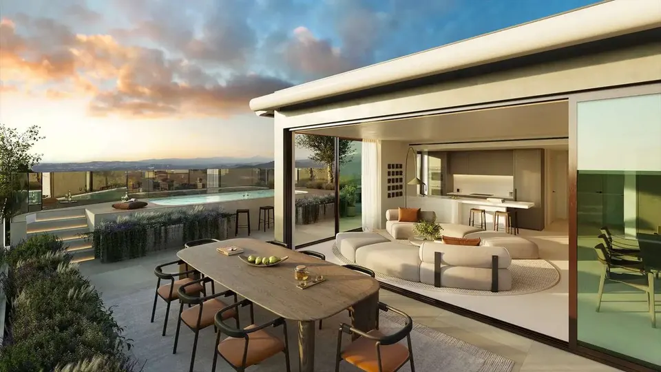 Apartamenty z widokiem na morze w Benalmádena Pueblo — zdjęcie