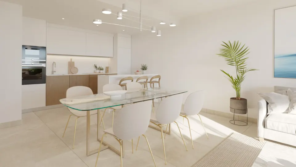 Apartamenty z widokiem na morze w Esteponie — zdjęcie