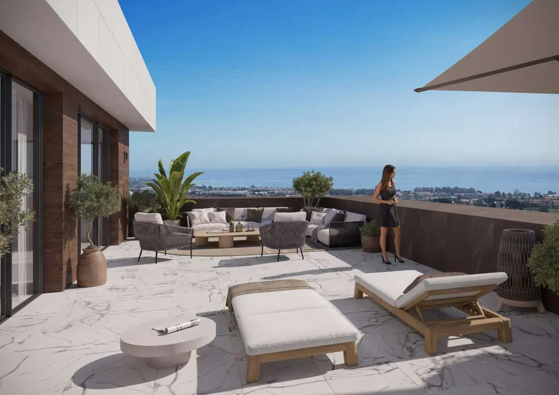 Penthouse z luksusowymi apartamentami w Esteponie