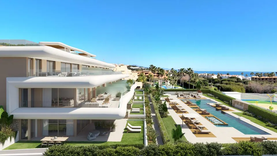 Apartamenty z widokiem na morze w Casares — zdjęcie