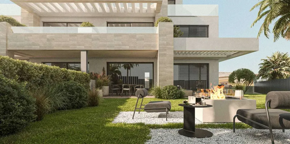 Apartament z widokiem na morze w Esteponie — zdjęcie