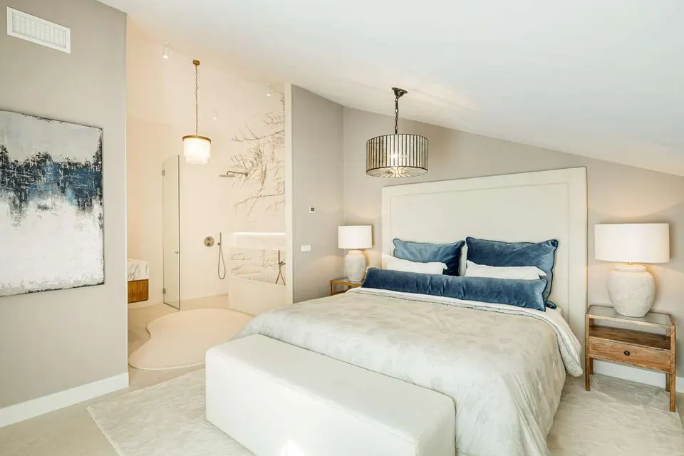 Penthouse z widokiem na morze w Marbelli — zdjęcie