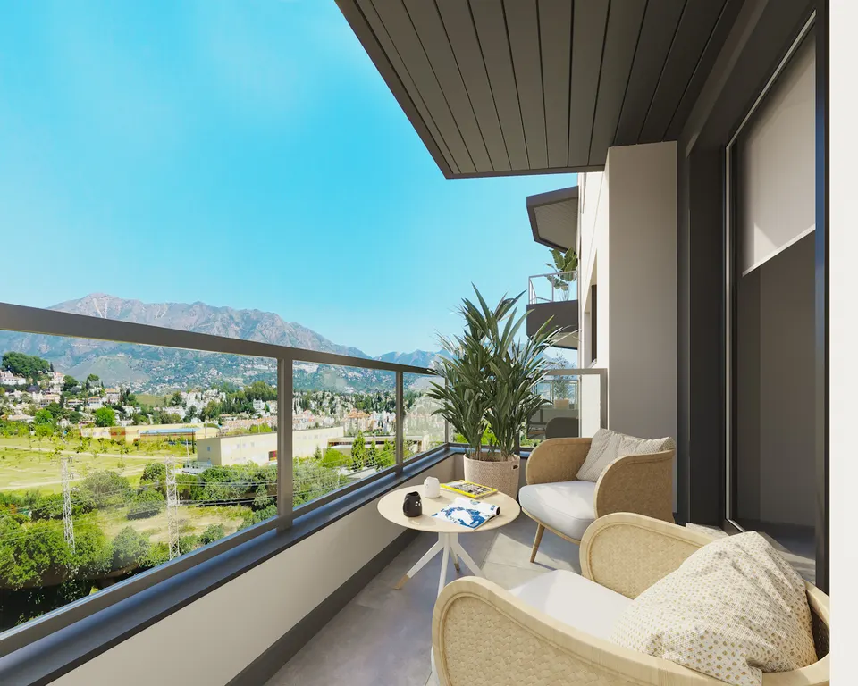 Apartamenty z tarasami w Mijas — zdjęcie