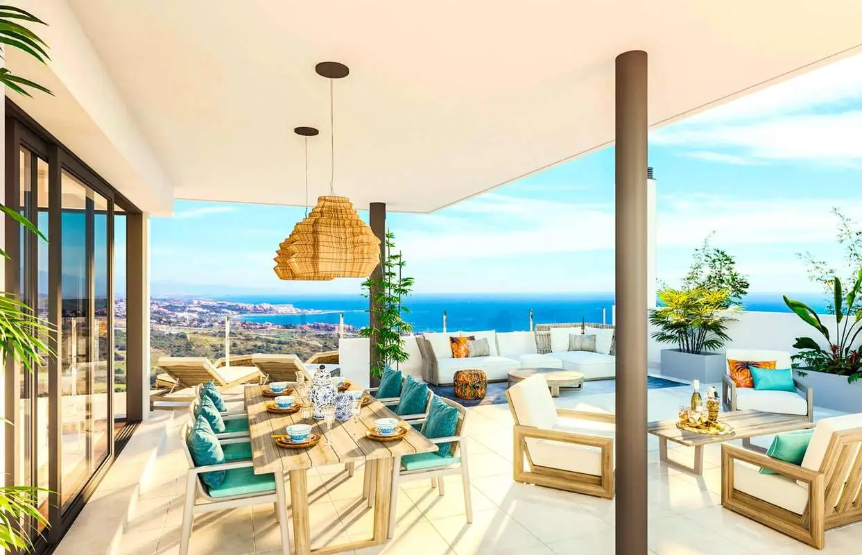 Apartament z tarasem w Casares