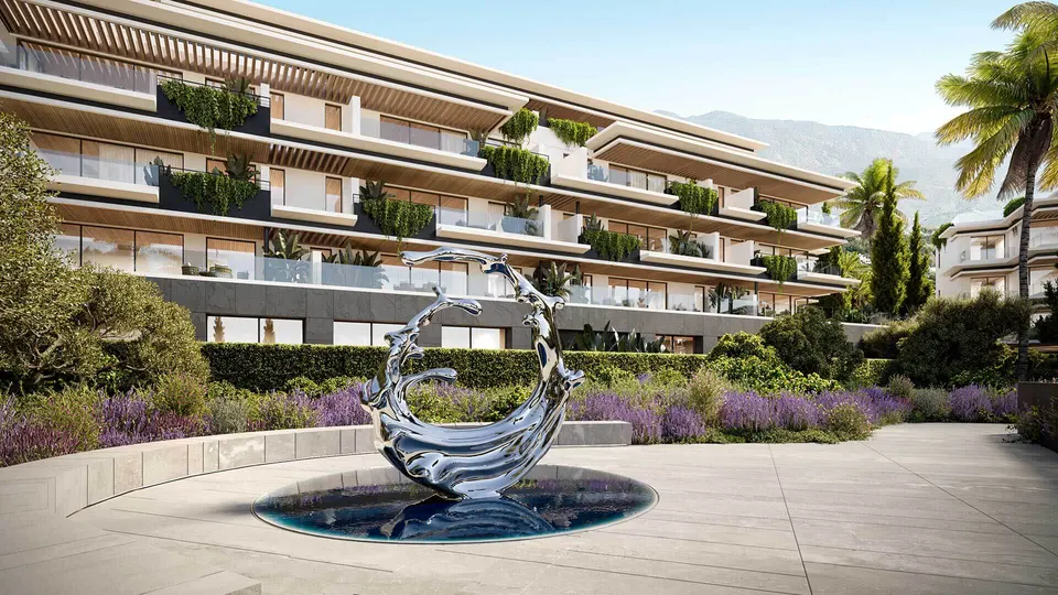 Apartamenty z widokiem na morze w Mijas Pueblo — zdjęcie