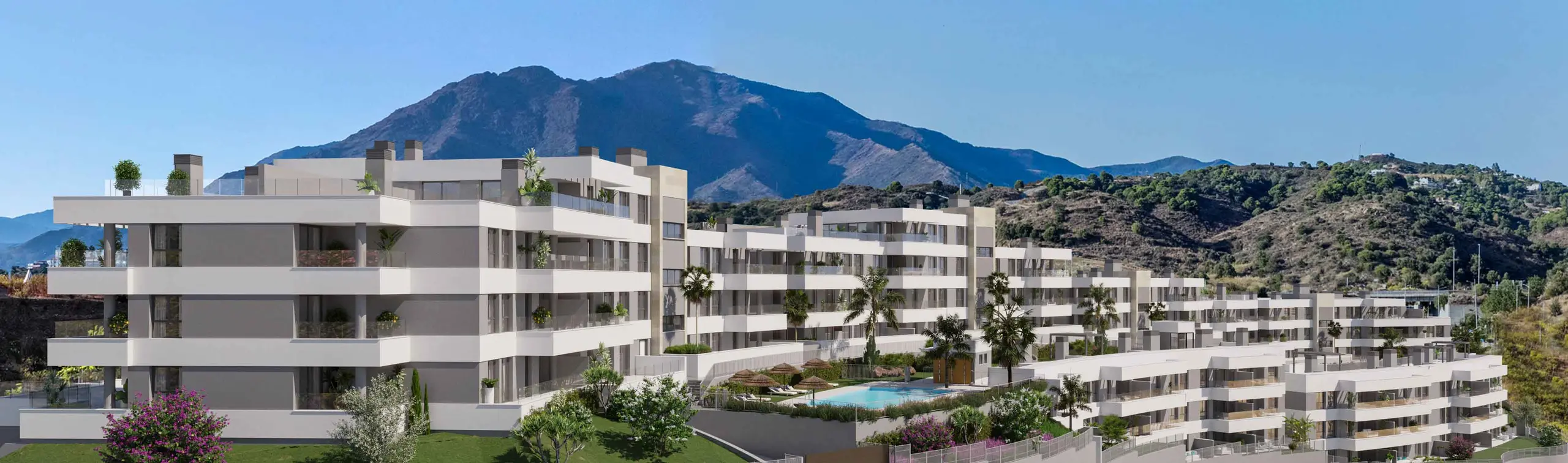 Apartamenty z basenem w Esteponie