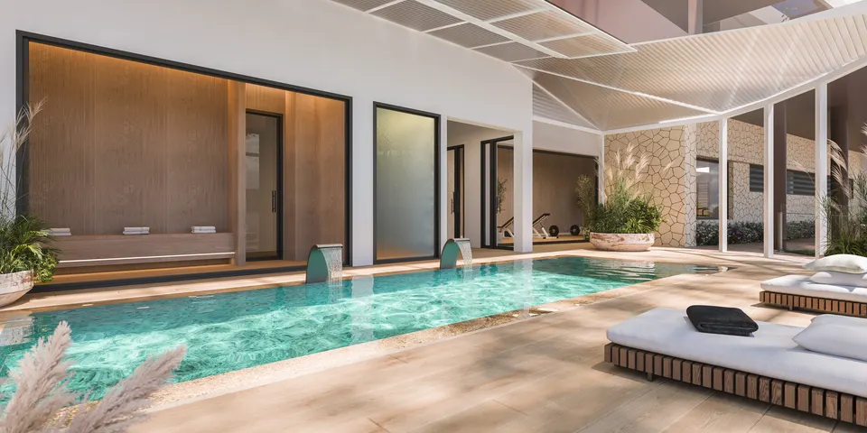 Apartamenty z widokiem na wybrzeże w Benalmádena Pueblo — zdjęcie