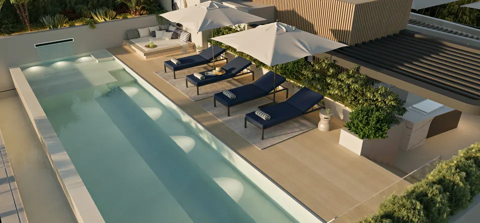 Apartamenty przy plaży w Marbelli — zdjęcie