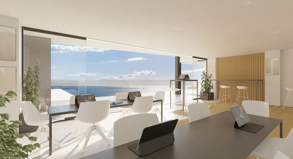 Apartamenty z widokiem na morze w Benalmádena Pueblo — zdjęcie