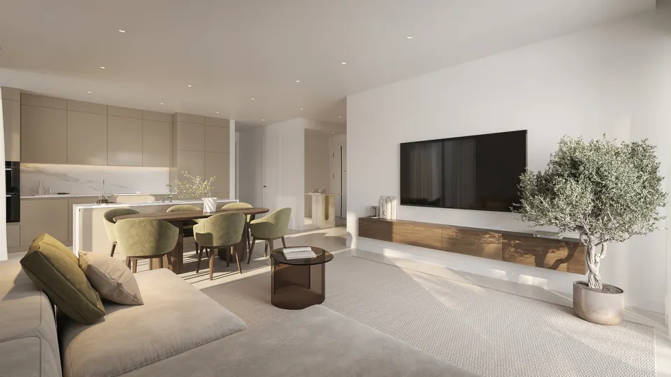 Apartamenty z widokiem na morze w Esteponie — zdjęcie