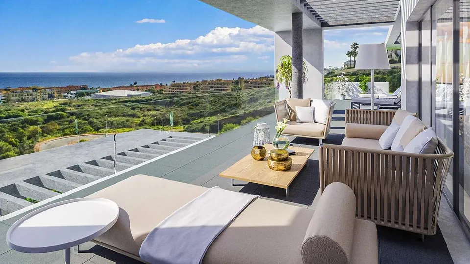 Penthouse z tarasem w Mijas — zdjęcie