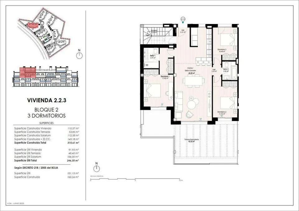 Penthouse z prywatnym basenem w Casares — zdjęcie