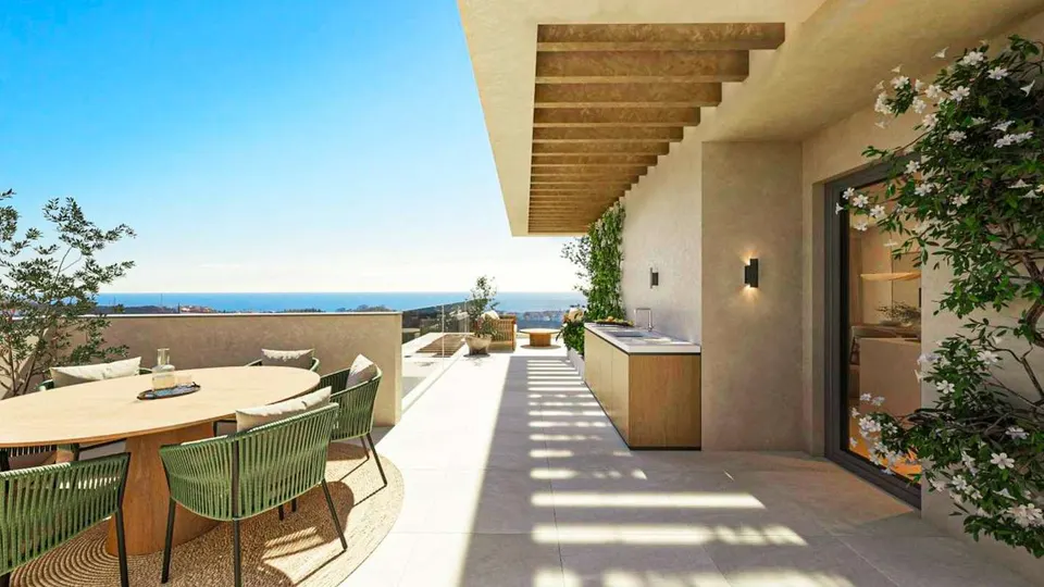 Penthouse z tarasem w Mijas — zdjęcie