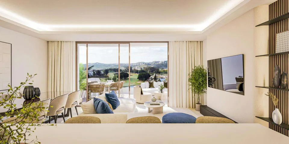 Apartament z widokiem na pole golfowe w Mijas — zdjęcie