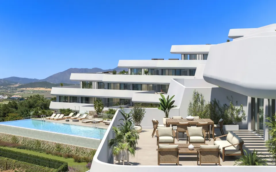 Apartamenty przy polu golfowym w Casares — zdjęcie