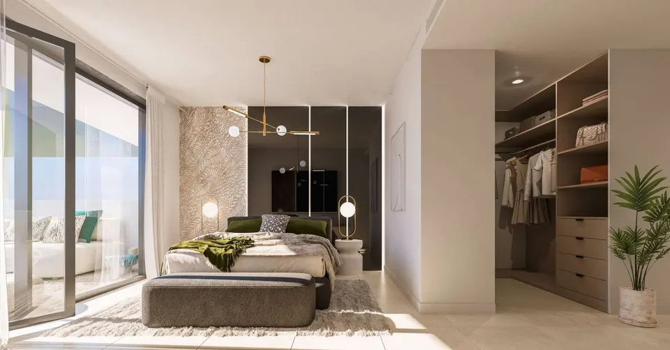 Penthouse z widokiem na morze w Manilvie — zdjęcie
