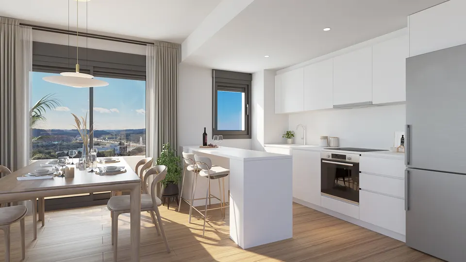 Apartamenty z widokiem na morze w Esteponie — zdjęcie