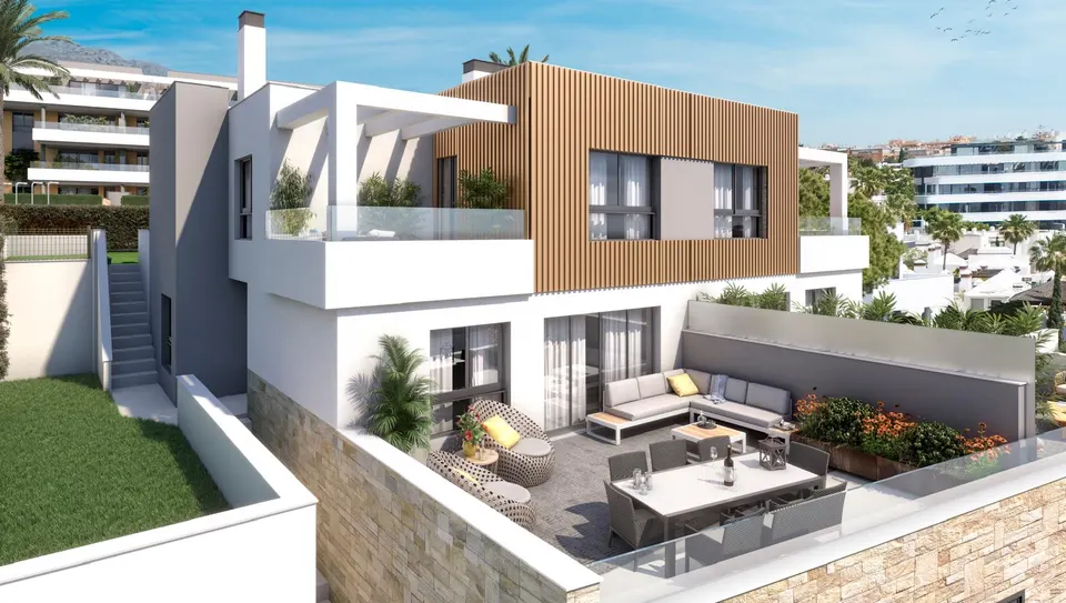 Apartamenty z tarasami w Torremolinos — zdjęcie