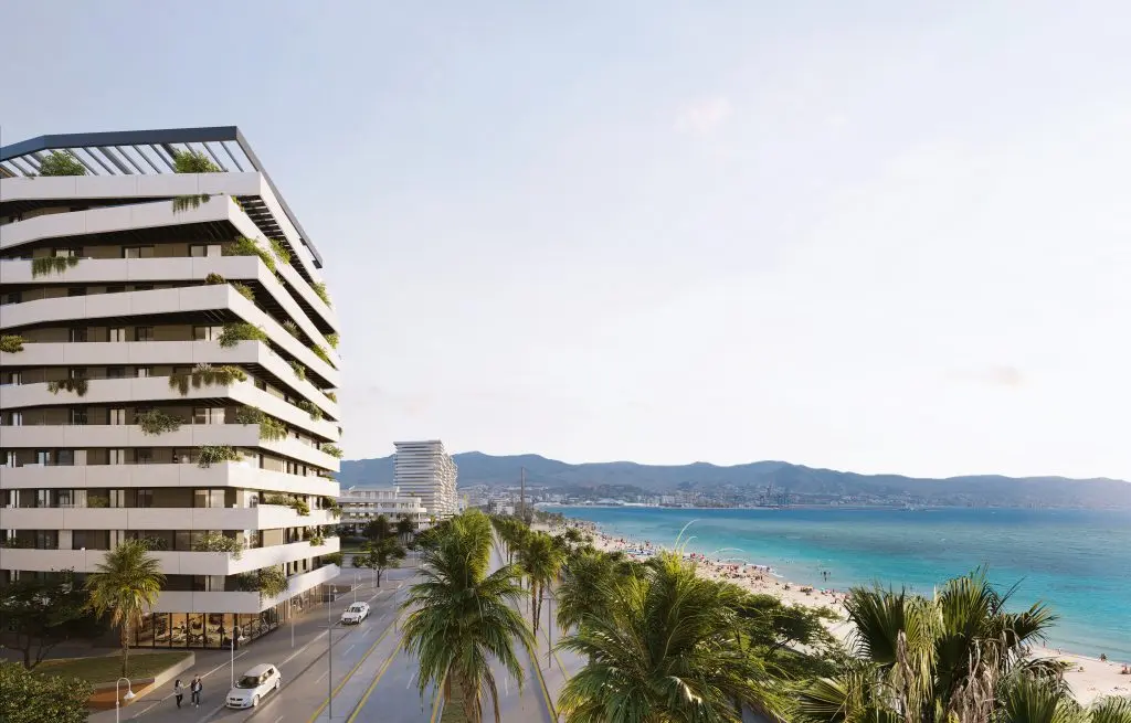 Apartamenty przy plaży w Maladze