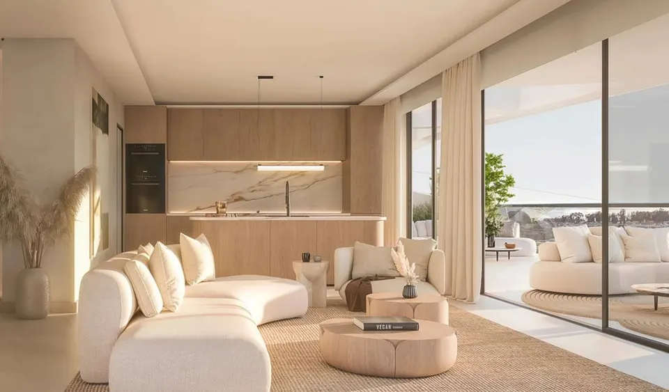 Apartamenty z basenem w Esteponie — zdjęcie