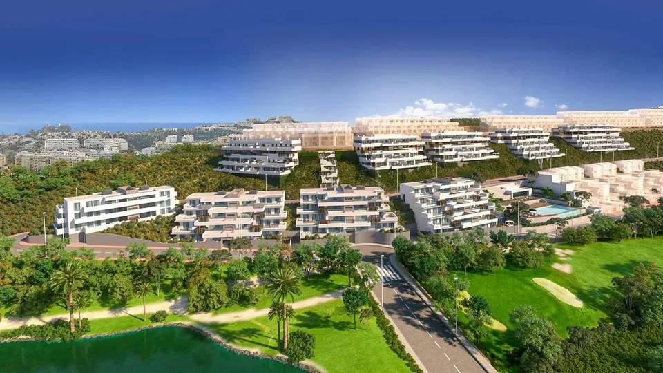 Penthouse z tarasem w Mijas — zdjęcie