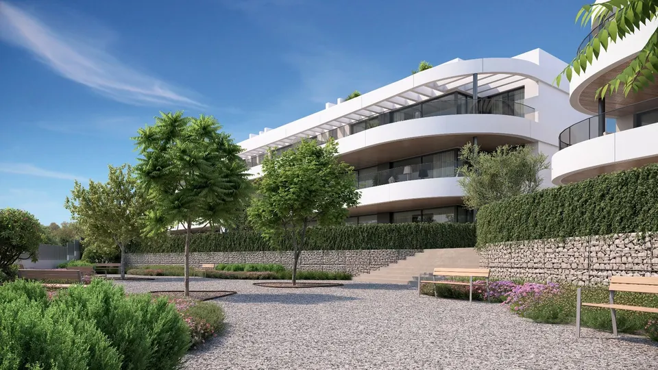 Apartamenty z basenem w Esteponie — zdjęcie