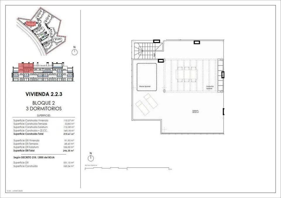 Penthouse z prywatnym basenem w Casares — zdjęcie