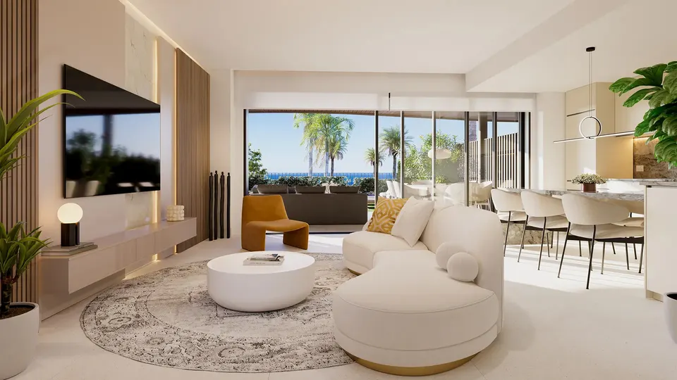Apartamenty z widokiem na morze w Benalmádena Pueblo — zdjęcie