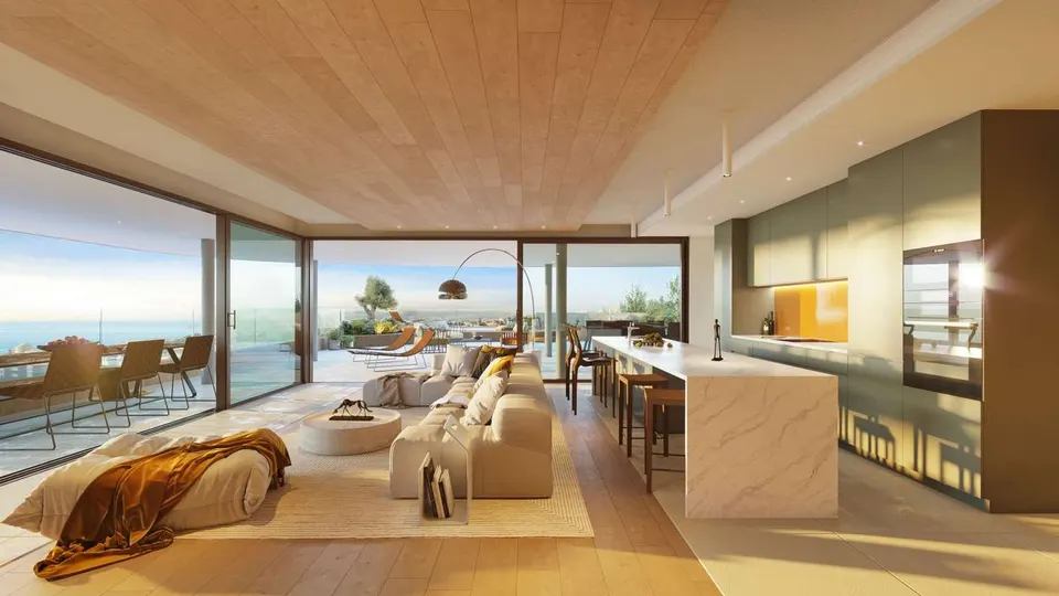 Penthouse w otoczeniu zieleni w Fuengiroli — zdjęcie