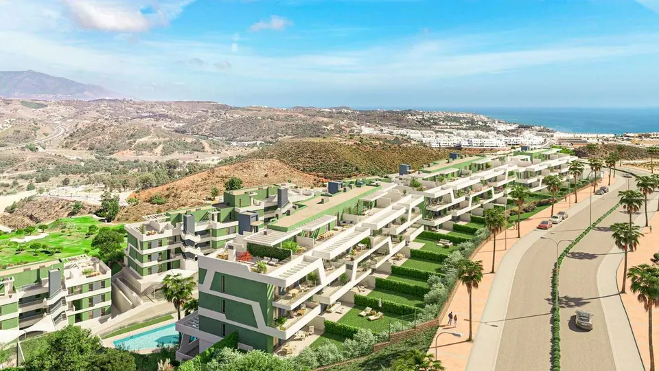 Apartament z prywatnym tarasem w Mijas — zdjęcie