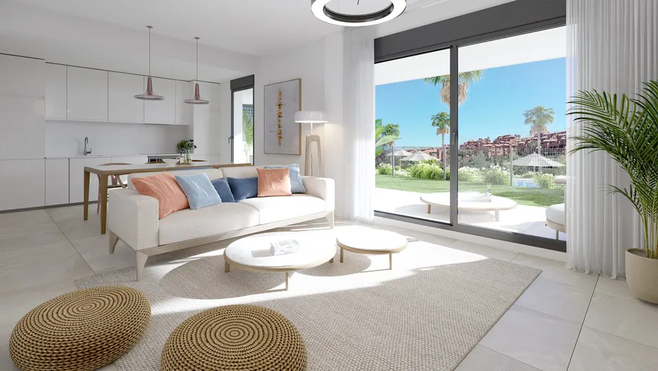 Apartamenty z basenem w Esteponie — zdjęcie