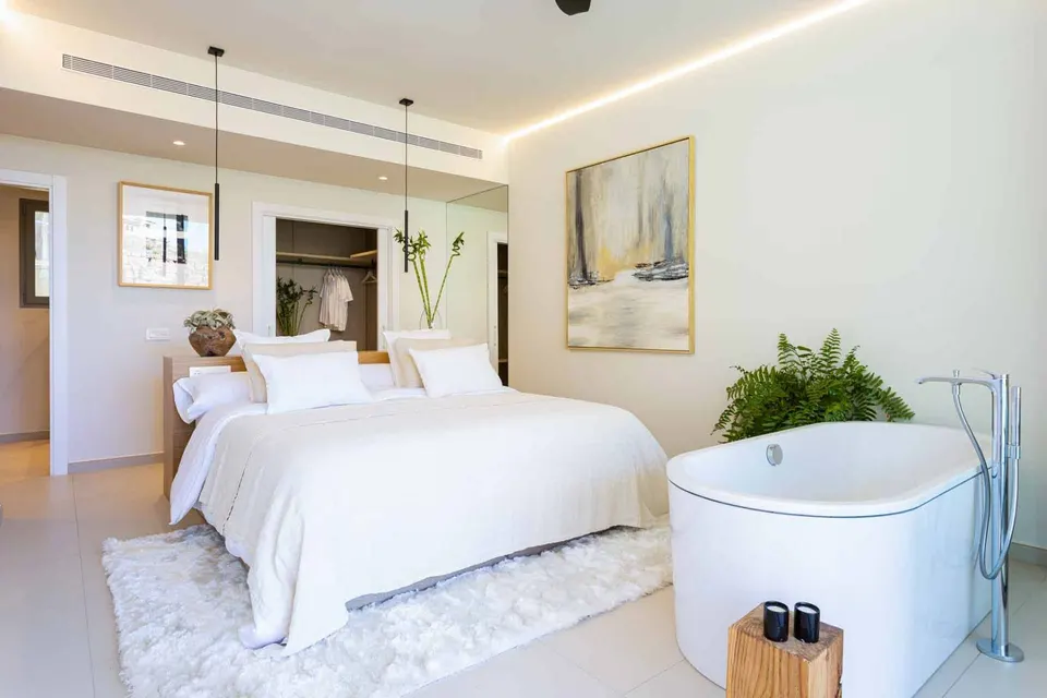 Apartamenty z widokiem na góry w Benalmádena Pueblo — zdjęcie