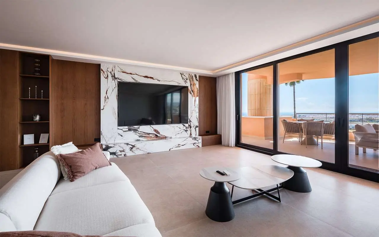 Apartament z widokiem na morze w Marbelli